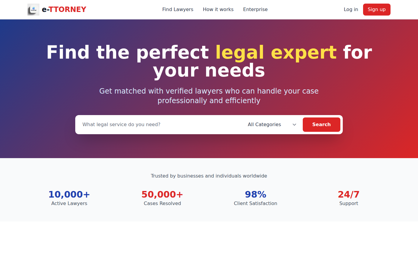 E-Ttorney Legal Platform